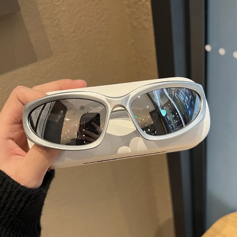 Men'S Fashion Glasses - 高級 Y2K スポーツパンクサングラス女性抗 UV ゴーグル男性高級ブランドサングラス UV400