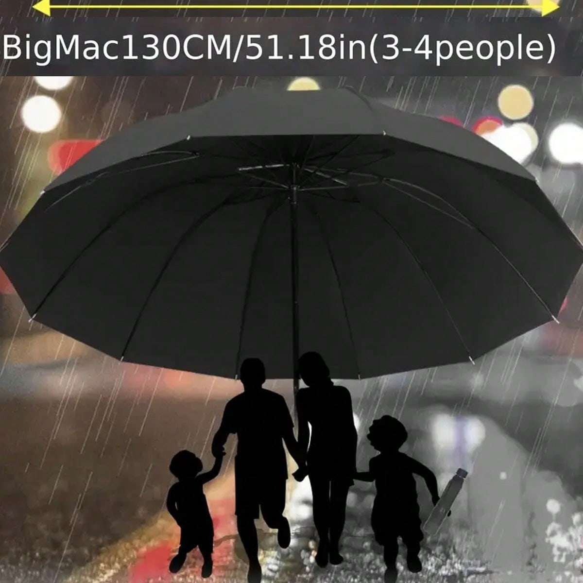 Men'S Fashion Umbrella - 特大12本骨防風傘 - 手動開閉、防水、耐破損性、スチールフレーム - ファッショナブルなミニマリストビジネススタイル、強化折りたたみ式トラベル傘、男女兼用、夏の涼しさ、ビーチ、旅行、春夏におすすめ