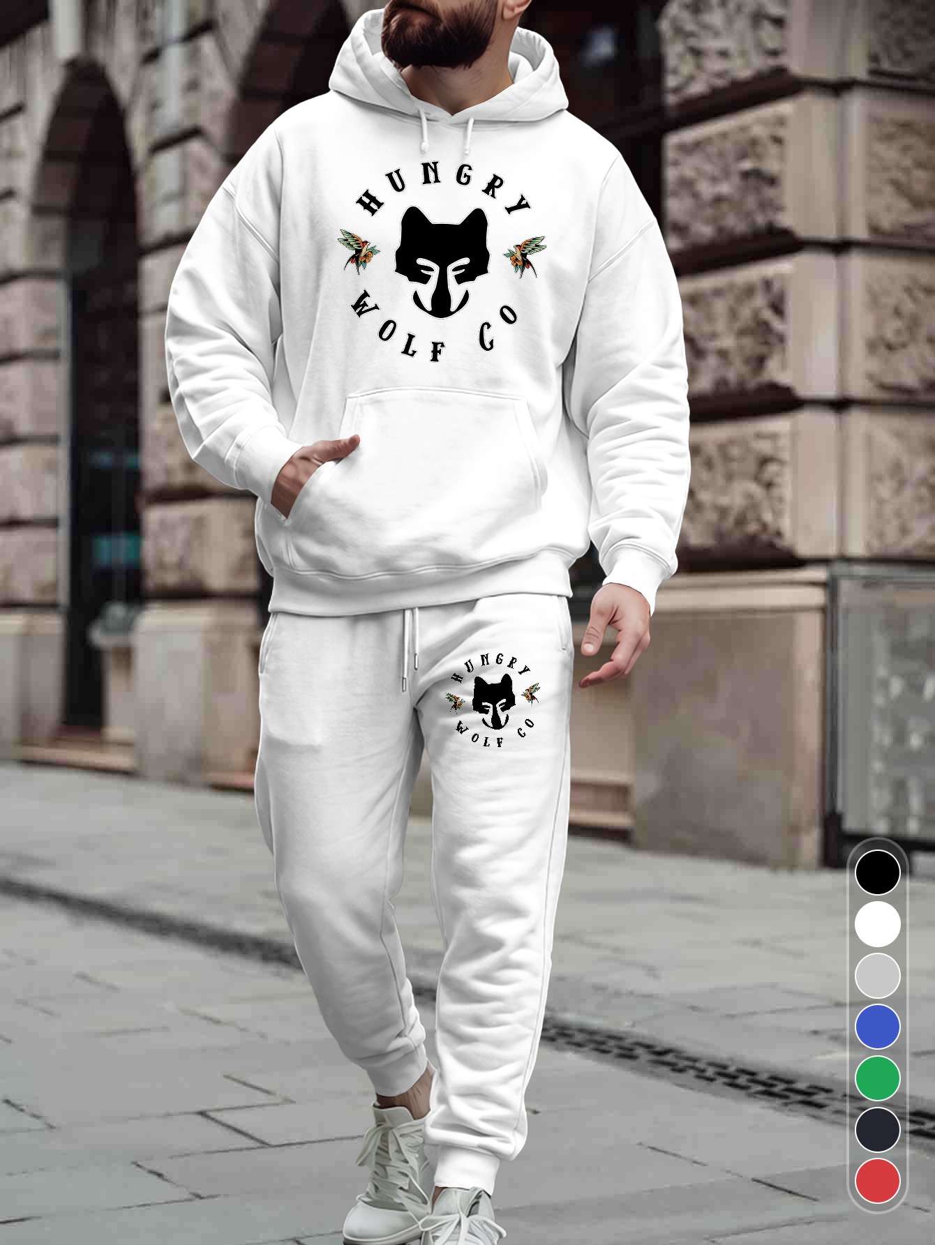 Jogger Sweatpants Men - 2026年新作 メンズ ツーピース トラックスーツ パーカー ジョガーパンツセット