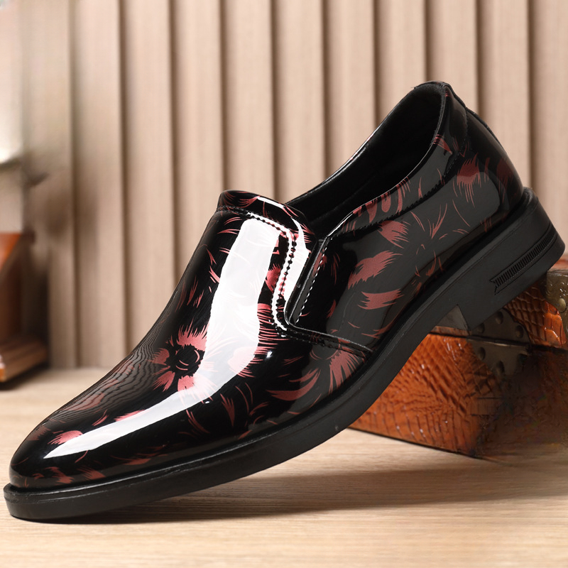 Oxford Shoes Brogue - 202 新しい革靴男性用花柄メンズフォーマルシューズ高級ビジネスオックスフォード男性オフィス結婚式フラットモカシンオム