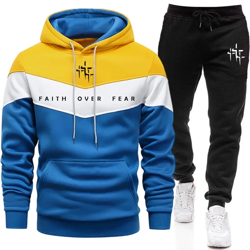 Faith Over Fear メンズ トラックスーツ フー - Jogger Sweatpants Men のレビューと価格