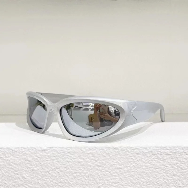高級 Y2K スポーツパンクサングラス女性抗 UV ゴーグル - Men'S Fashion Glasses のレビューと価格