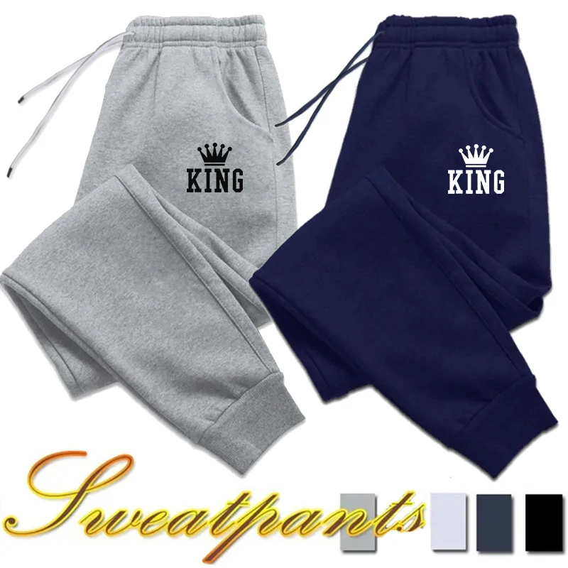 キングプリント メンズ スウェットパンツ カジュアル スポー - Men Fashion King のレビューと価格