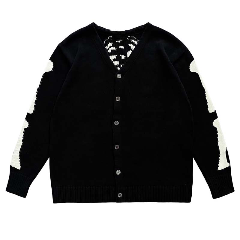Kapital ヴィンテージ ヒラタ ボーン スケルトン レ - Men'S Fashion V Neck Sweater のレビューと価格