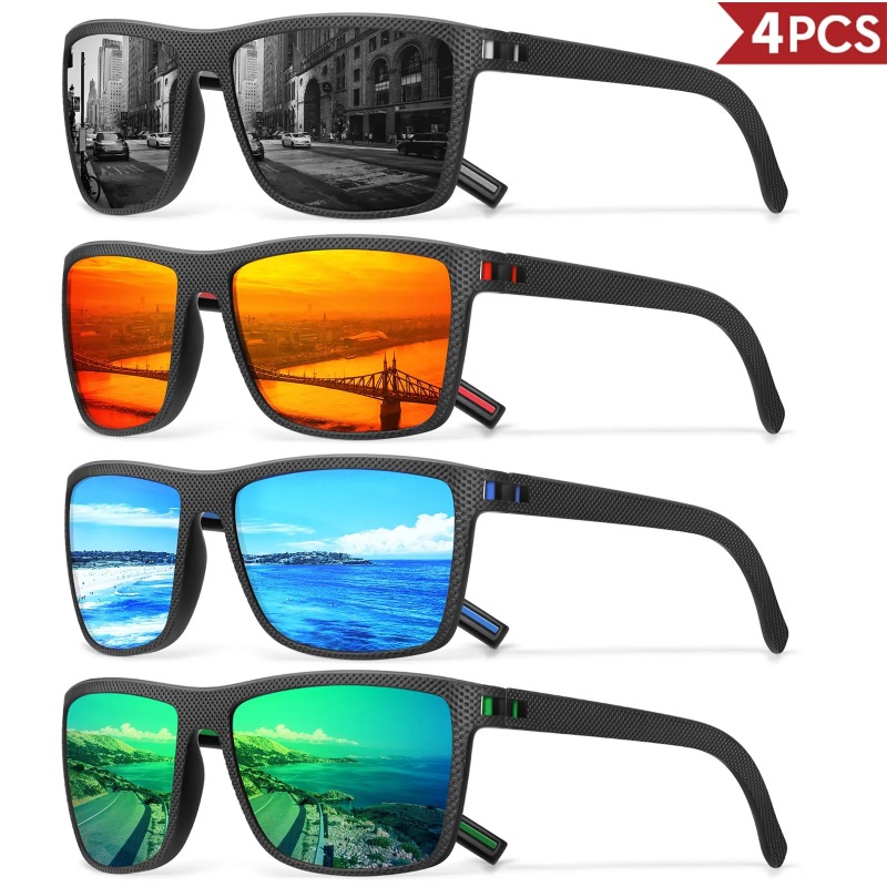 1/3/4 個男性女性人気のカラフルなサングラス男性と女性の - Men'S Fashion Glasses のレビューと価格