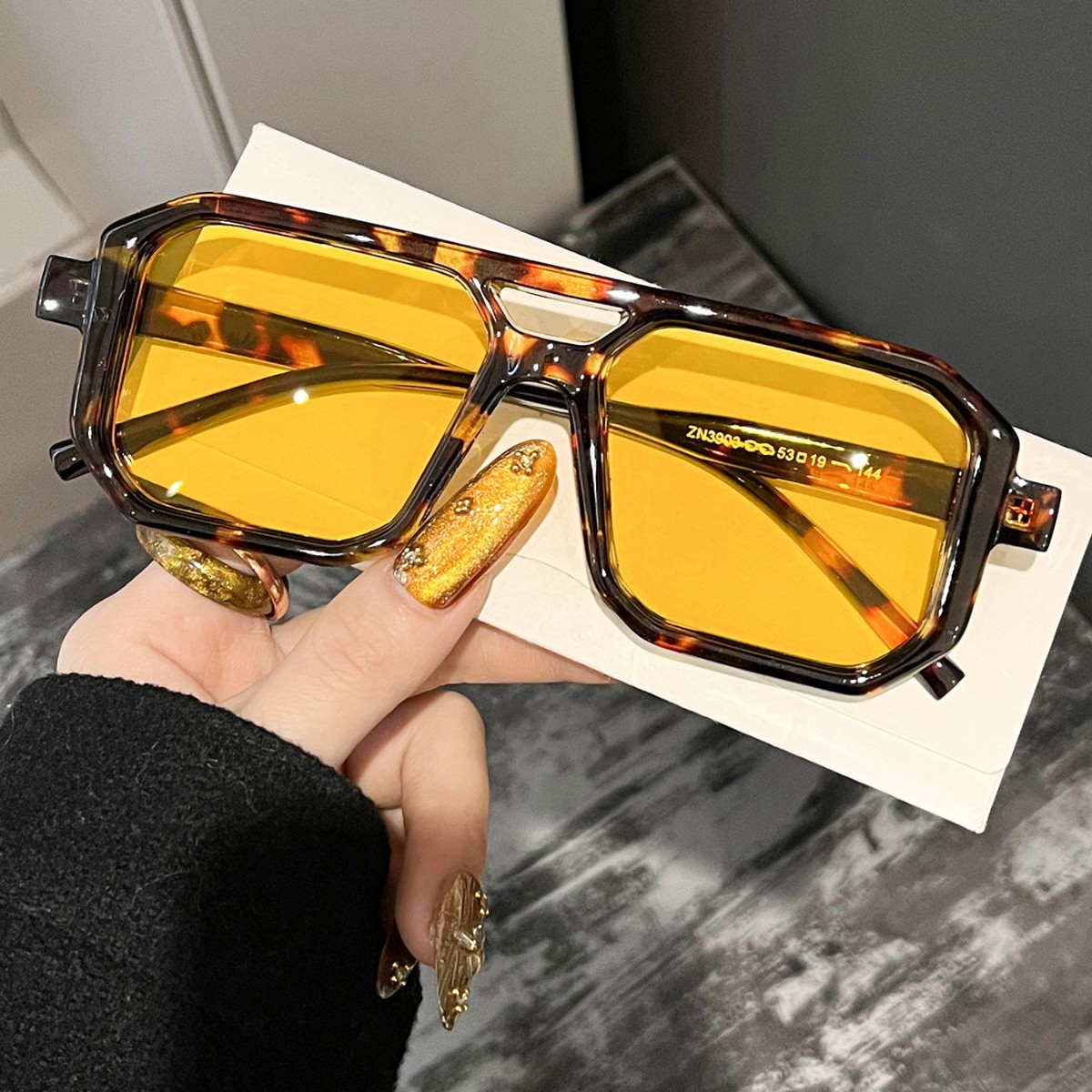 新しいレトロスクエアダブルビームサングラス男性女性高品質屋外 - Men'S Fashion Glasses のレビューと価格