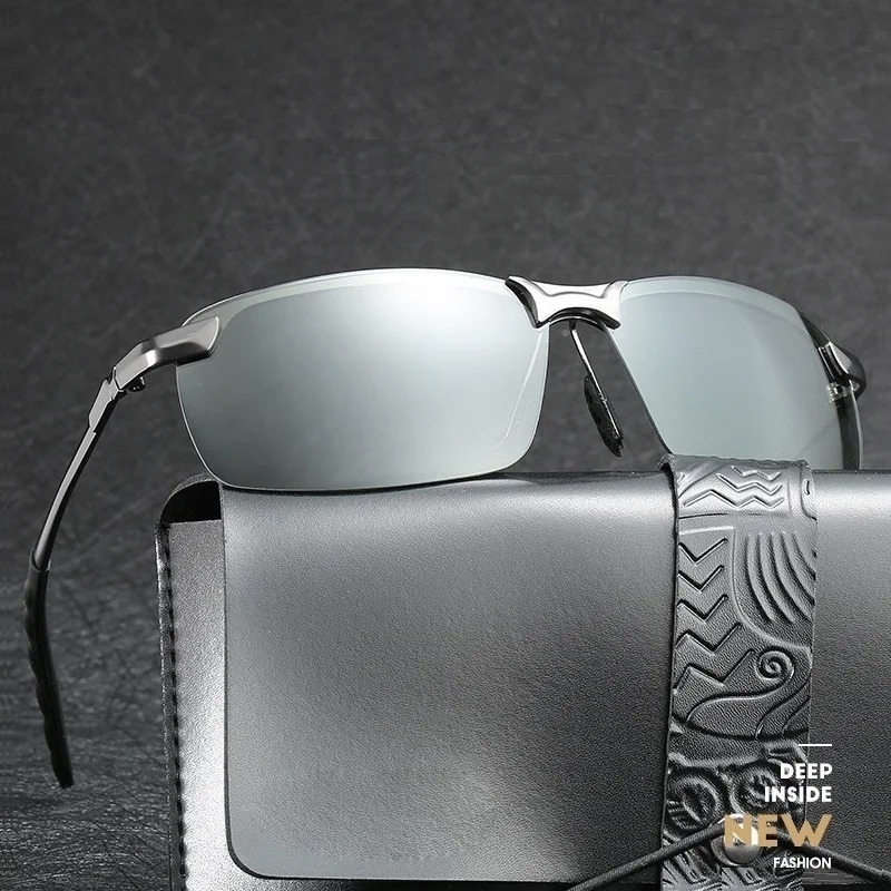 メンズ調光偏光サングラス メンズ ドライビング フィッシング - Men'S Fashion Glasses のレビューと価格