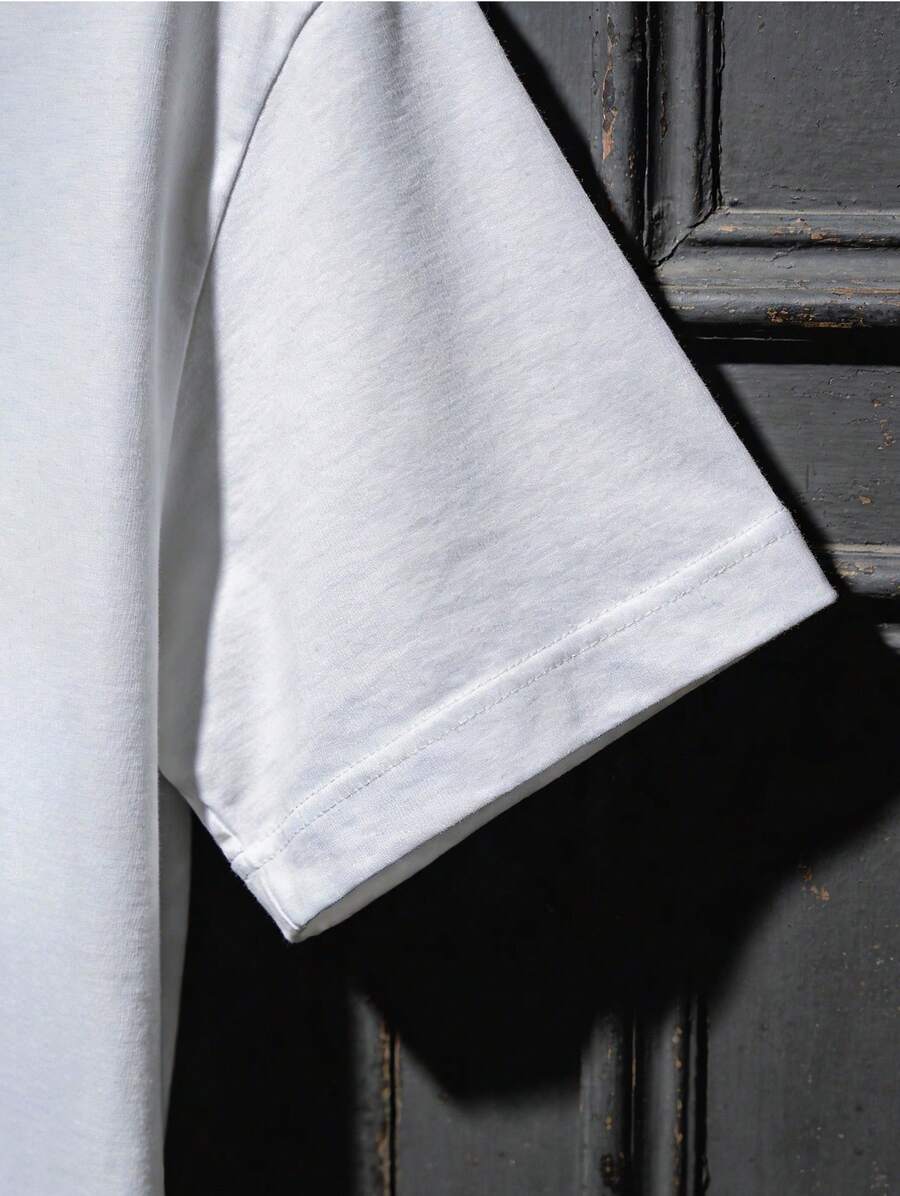 メンズ服 ニューヨーク文字プリント ホワイトTシャツ 1枚、 - York Men'S Fashion のレビューと価格
