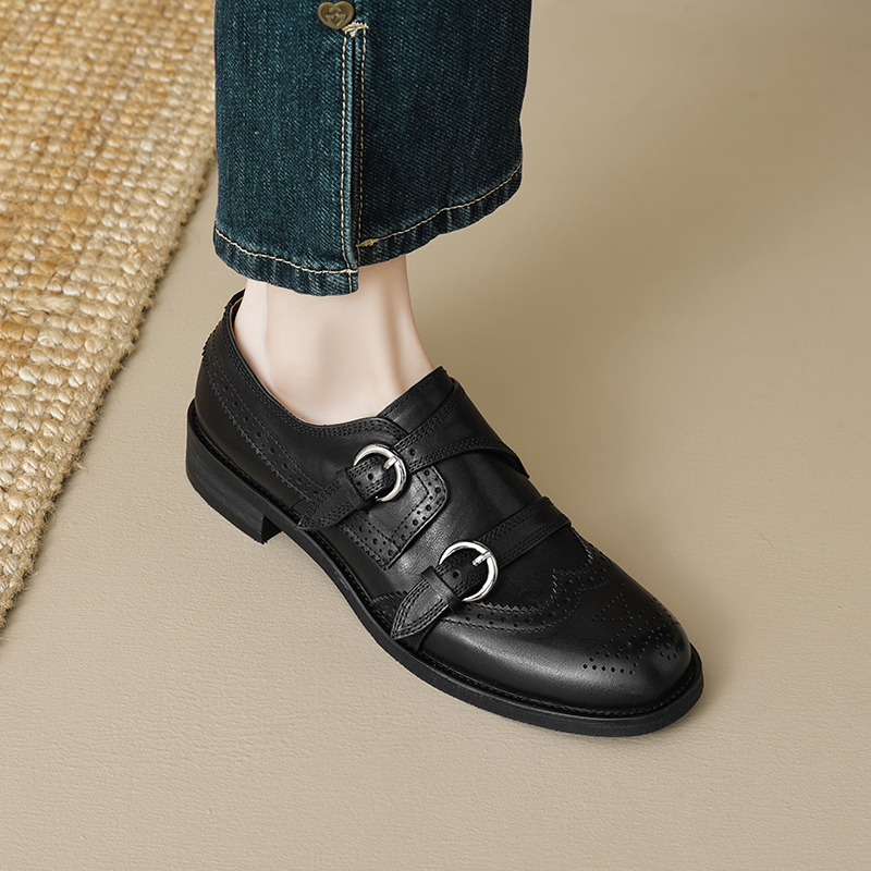 EAGSITY 牛革英国スタイルの女性の靴オックスフォードブ - Oxford Shoes Brogue のレビューと価格