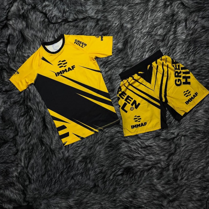 2026年新IMMAFスポーツセット メンズ ブラックピンク - Military Shirt Men のレビューと価格