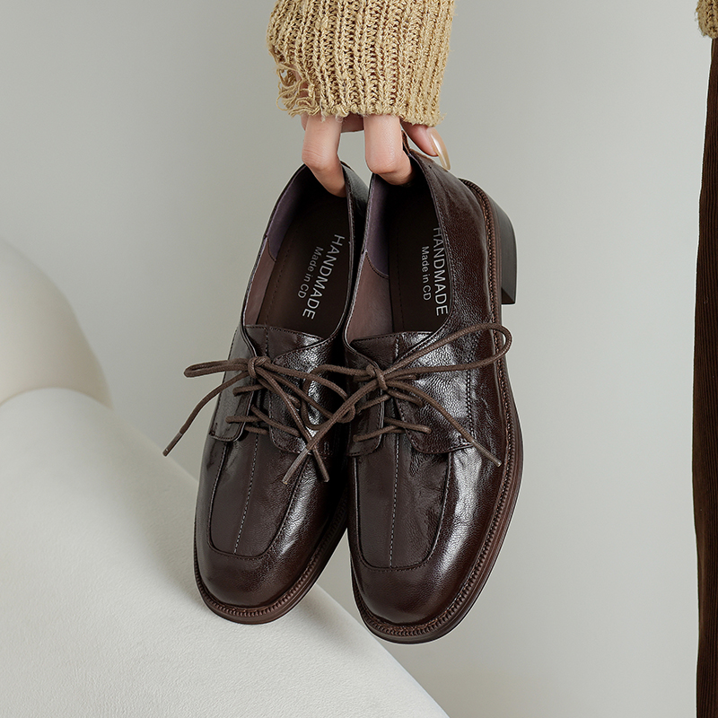 EAGSITY 牛革製レディースシューズ オックスフォード  - Oxford Shoes Brogue のレビューと価格